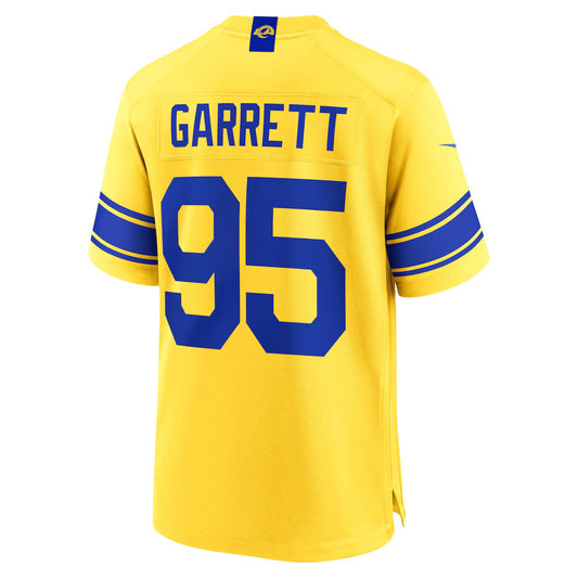 LA.Rams #95 Myles Garrett Classic Sol Game Stitched Football Jerseys