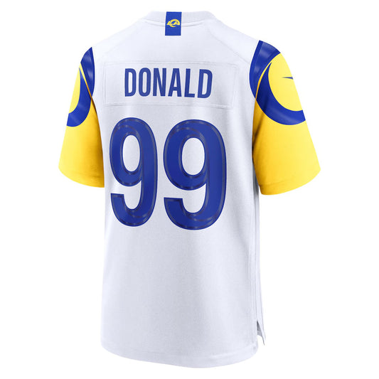 LA.Rams #99 Aaron Donald White Game Jersey RONA