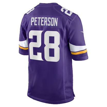 MN.Vikings #28 Adrian Peterson Purple Team Retired Game Stitched Football Jerseys