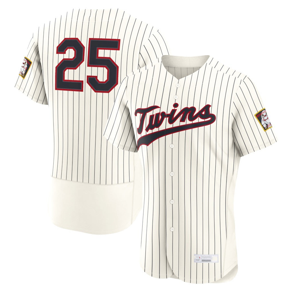 Minnesota Twins #25 Byron Buxton Cream 2026 Field of Dreams Authentic Stitched Baseball Jerseys