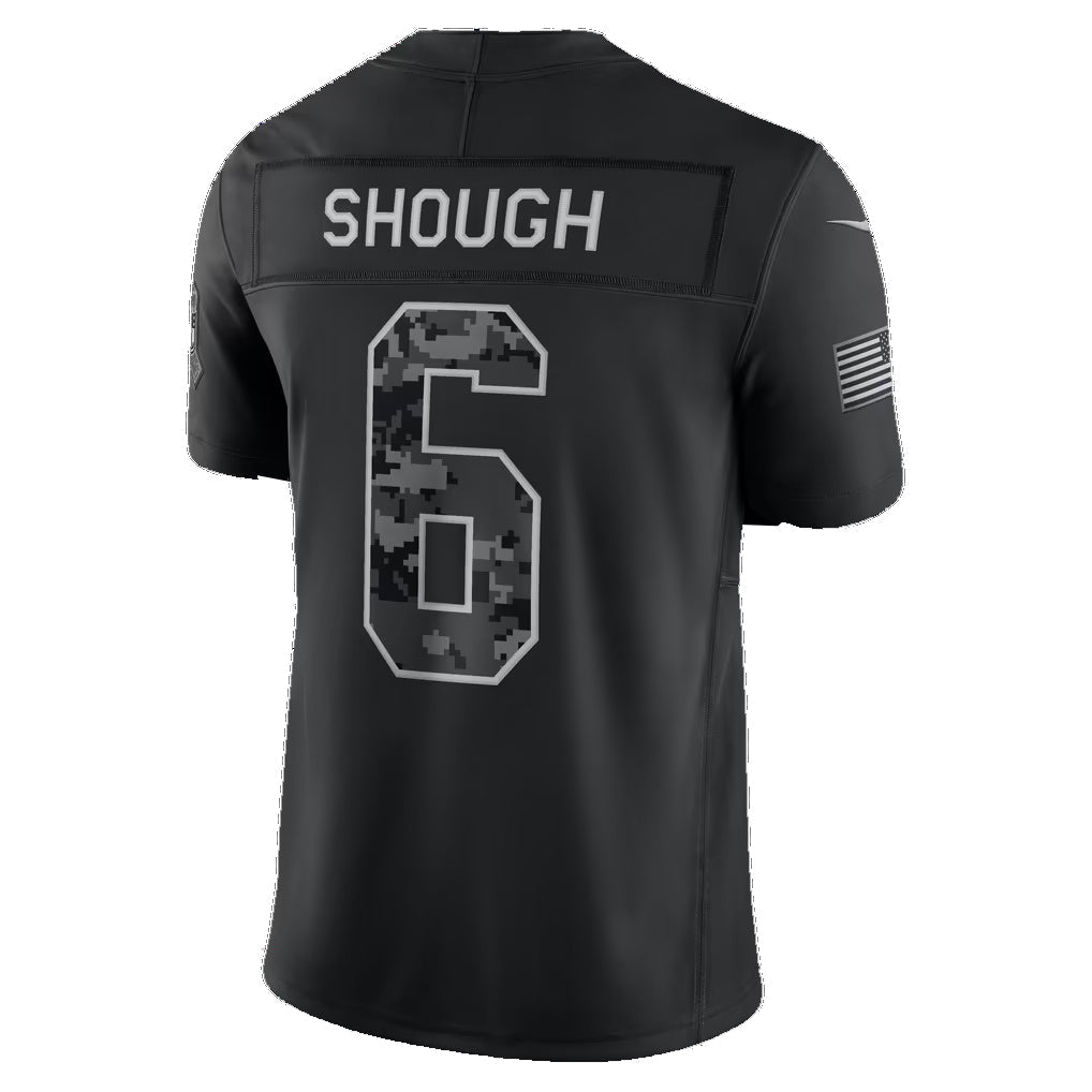 NO.Saints #6 Tyler Shough Black 2026 Salute to Service Stitched Limited Football jersey RONA