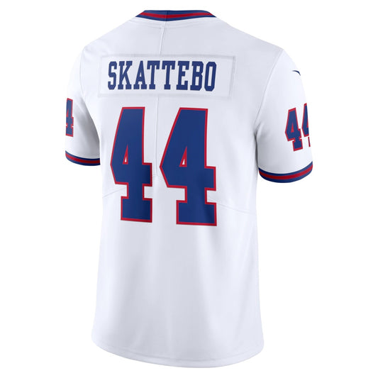 NY.Giants #44 Cam Skattebo White Vintage White Vapor Untouchable Limited Stitched Football Jerseys