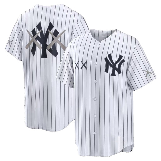 New York Yankees KAWS White Stadium Stitched Baseball Jerseys