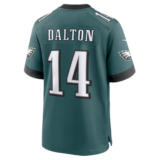 P.Eagles #14 Andy Dalton Midnight Green Team Game Jersey RONA