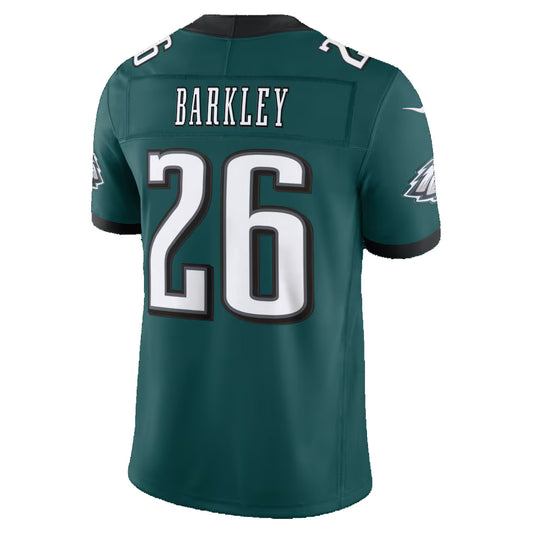 P.Eagles #26 Saquon Barkley Midnight Green Team Vapor F.U.S.E. Limited Stitched Football Jerseys