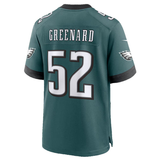 P.Eagles #52 Jonathan Greenard Midnight Green Team Game Jersey RONA