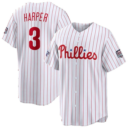 Philadelphia Phillies #3 Bryce Harper 2026 All-Star Game White Replica Stitched Baseball Jerseys