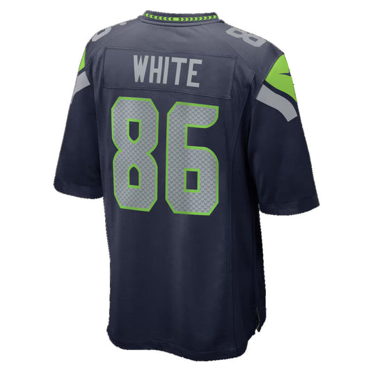 S.Seahawks #86 Ricky White College Navy Team Game Jersey RONA