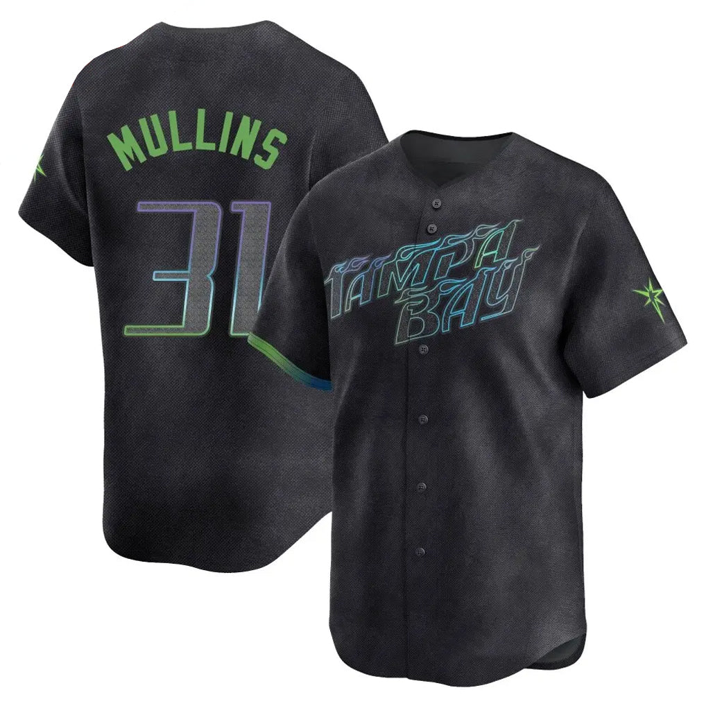 Tampa Bay Rays #31 Cedric Mullins Player Black City Connect Home Limited Stitched Baseball Jerseys