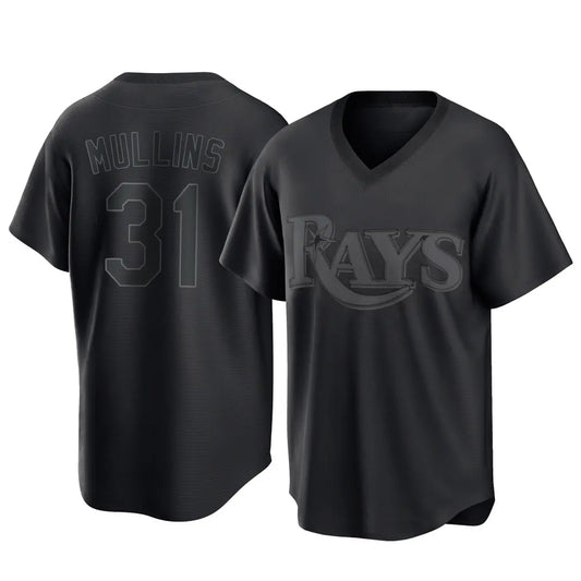 Tampa Bay Rays #31 Cedric Mullins Player Black Home Game Stitched Baseball Jerseys
