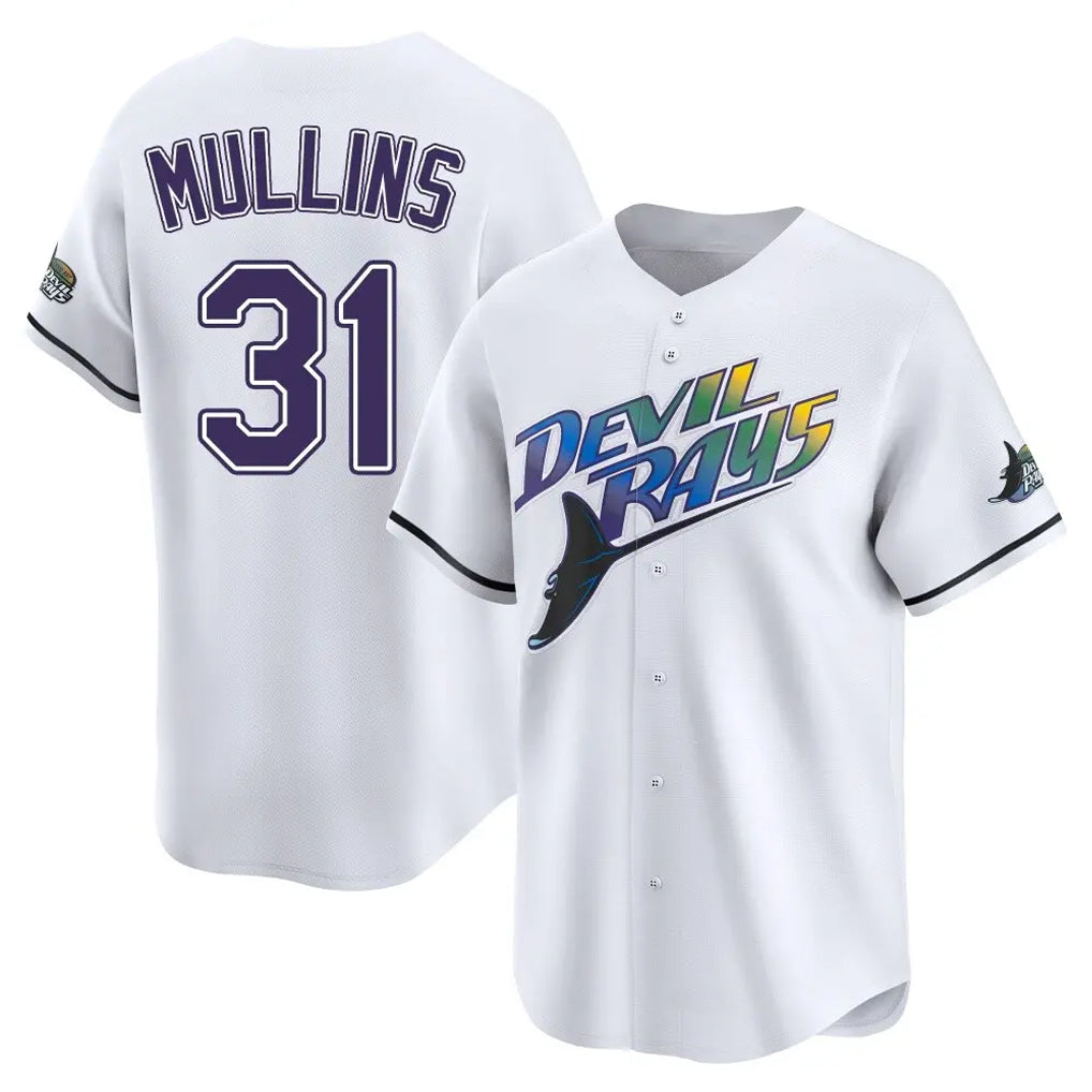 Tampa Bay Rays #31 Cedric Mullins Player White City Connect Home Stitched Baseball Jerseys