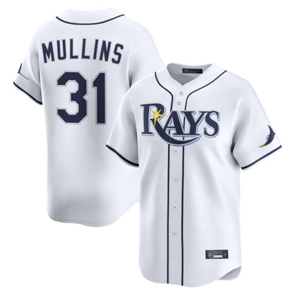 Tampa Bay Rays #31 Cedric Mullins Player White Home Limited Stitched Baseball Jerseys