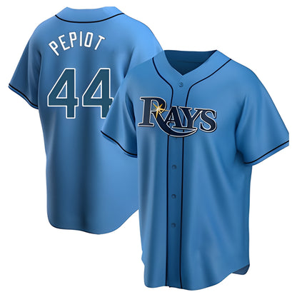 Tampa Bay Rays #44 Ryan Pepiot Player Light Blue Home Game Stitched Baseball Jerseys