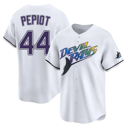 Tampa Bay Rays #44 Ryan Pepiot Player White City Connect Home Stitched Baseball Jerseys