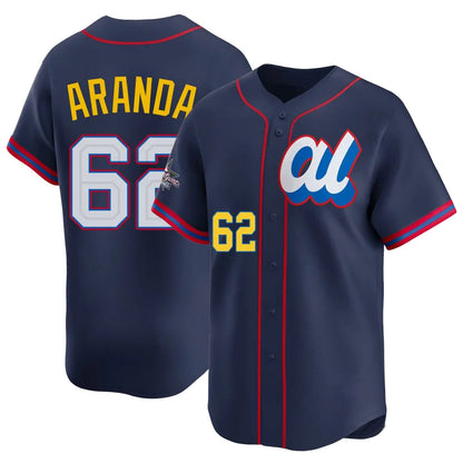 Tampa Bay Rays #62 Jonathan Aranda Player Navy Limited American League All-Star Edition Stitched Baseball Jerseys