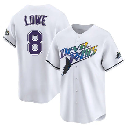 Tampa Bay Rays #8 Brandon Lowe Player White City Connect Home Stitched Baseball Jerseys