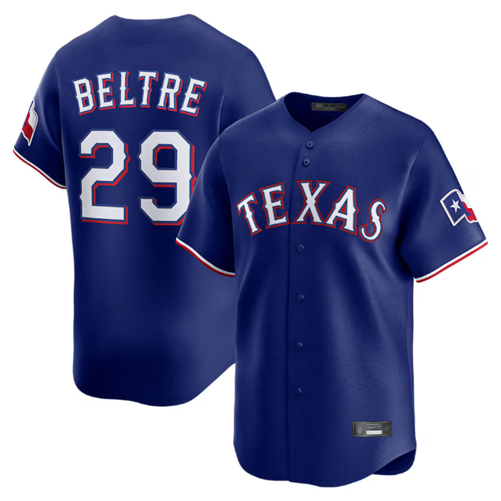 Texas Rangers #29 Adrian Beltre Player Royal Home Limited Stitched Baseball Jerseys