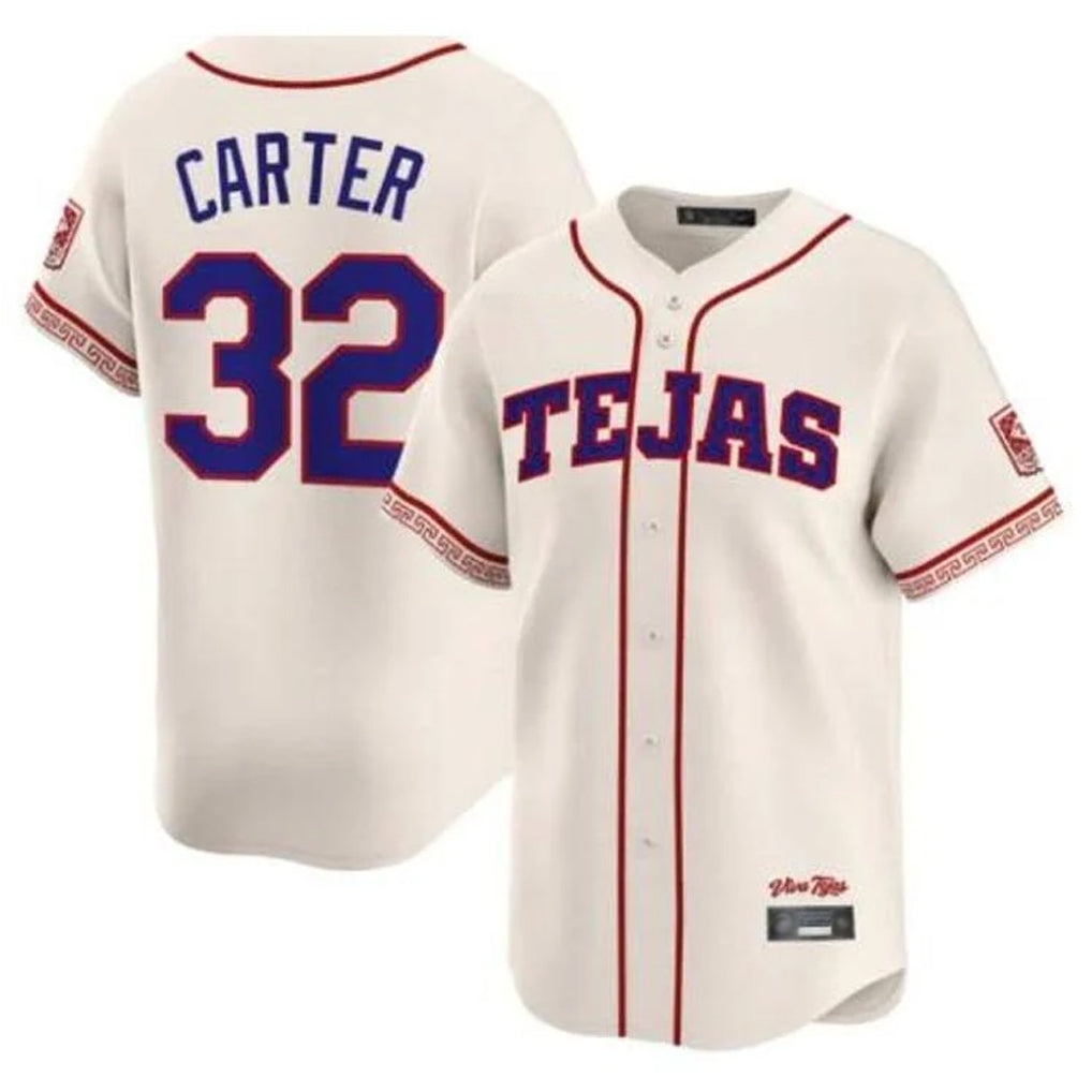 Texas Rangers #32 Evan Carter Player Cream 2026 City Connect Premier Stitched Baseball Jerseys