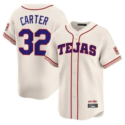 Texas Rangers #32 Evan Carter Player Cream 2026 City Connect Premier Stitched Baseball Jerseys