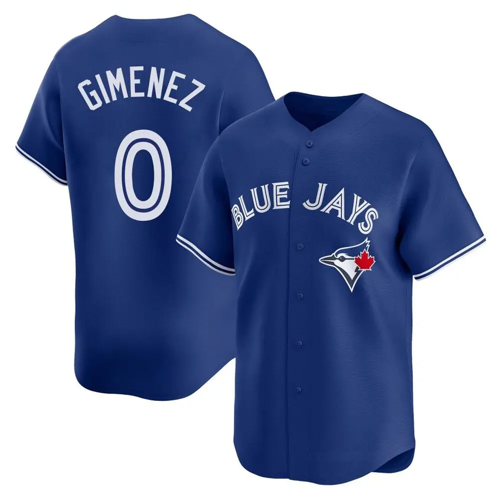 Toronto Blue Jays #0 Andres Gimenez Player Royal Home Game Stitched Baseball Jerseys