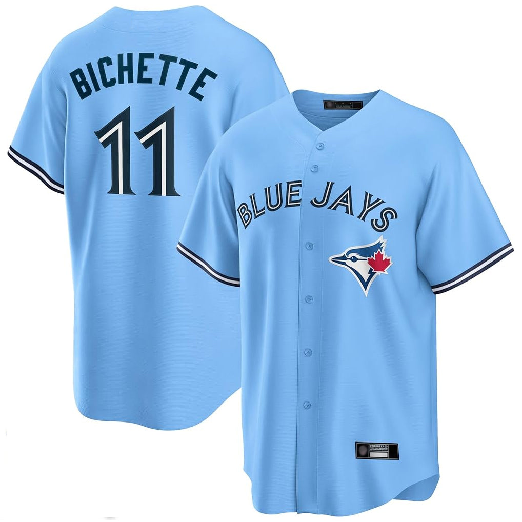 Toronto Blue Jays #11 Bo Bichette Player Blue Home Limited Stitched Baseball Jerseys