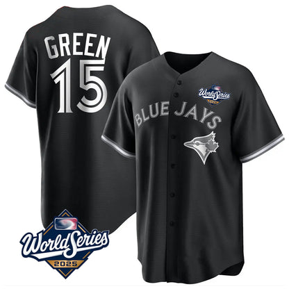 Toronto Blue Jays #15 Chad Green Player Black 2025 World Series City Connect Limited Stitched Baseball Jerseys