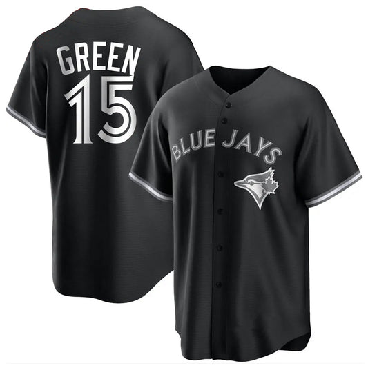Toronto Blue Jays #15 Chad Green Player Black City Connect Limited Stitched Baseball Jerseys