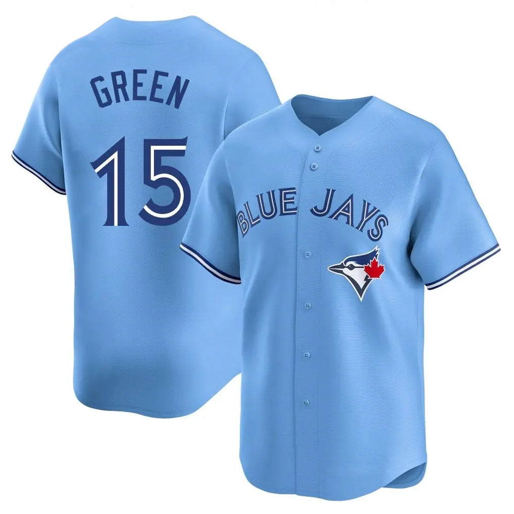 Toronto Blue Jays #15 Chad Green Player Blue Home Limited Stitched Baseball Jerseys