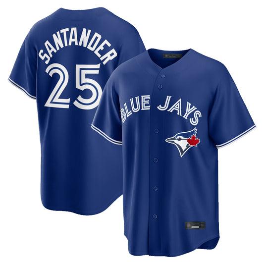 Toronto Blue Jays #25 Anthony Santander Player Navy Home Limited Stitched Baseball Jerseys