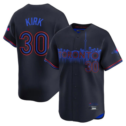 Toronto Blue Jays #30 Alejandro Kirk Player Black City Connect Stitched Stitched Baseball Jerseys