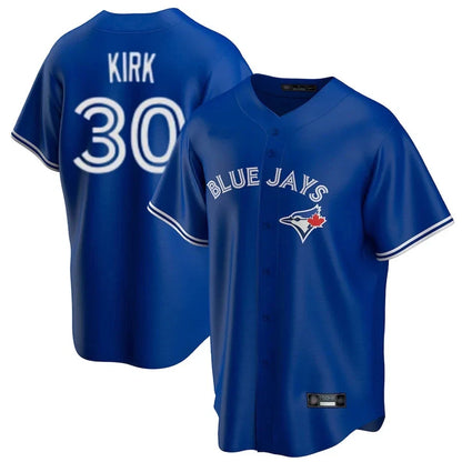 Toronto Blue Jays #30 Alejandro Kirk Player Royal Game Stitched Baseball Jerseys