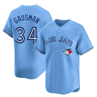 Toronto Blue Jays #34 Kevin Gausman Player Blue Home Limited Stitched Baseball Jerseys