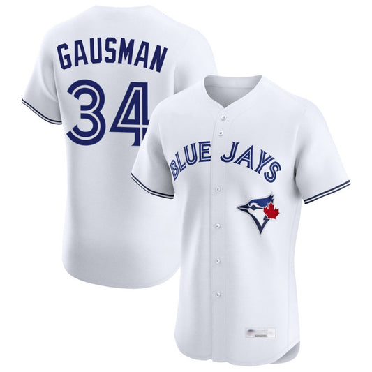 Toronto Blue Jays #34 Kevin Gausman Player White Home Elite Stitched Baseball Jerseys