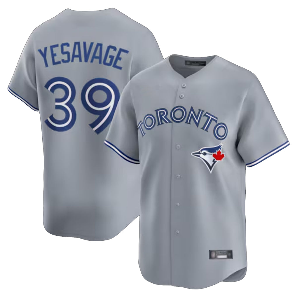 Toronto Blue Jays #39 Trey Yesavage Player Gray Home Limited Stitched Baseball Jerseys