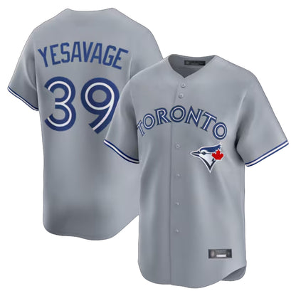 Toronto Blue Jays #39 Trey Yesavage Player Gray Home Limited Stitched Baseball Jerseys