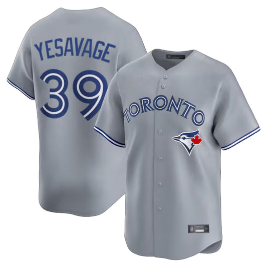 Toronto Blue Jays #39 Trey Yesavage Player Gray Home Limited Stitched Baseball Jerseys