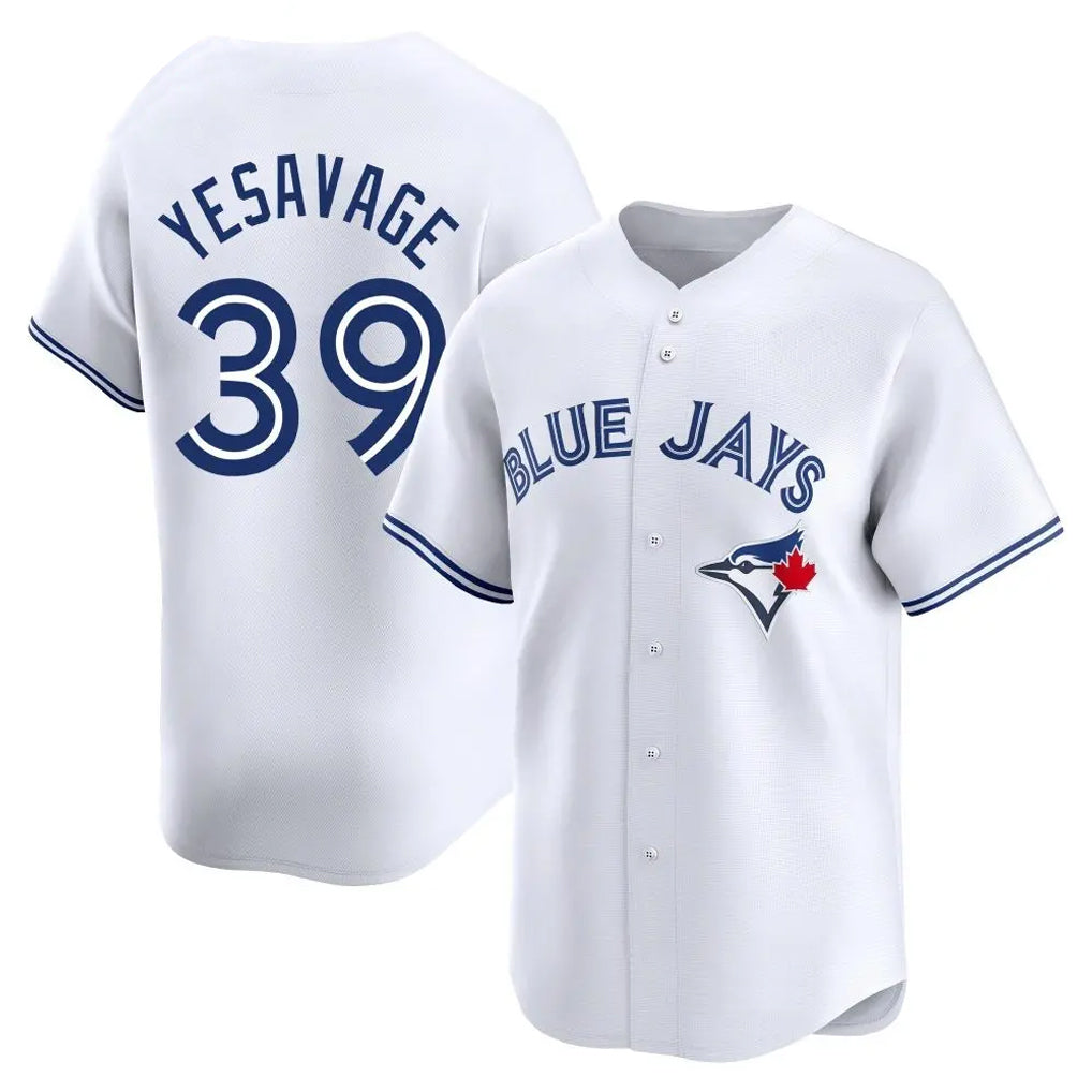 Toronto Blue Jays #39 Trey Yesavage Player White Home Limited Stitched Baseball Jerseys