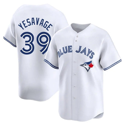 Toronto Blue Jays #39 Trey Yesavage Player White Home Limited Stitched Baseball Jerseys