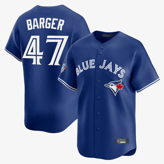 Toronto Blue Jays #47 Addison Barger Player Royal Home Limited Stitched Baseball Jerseys