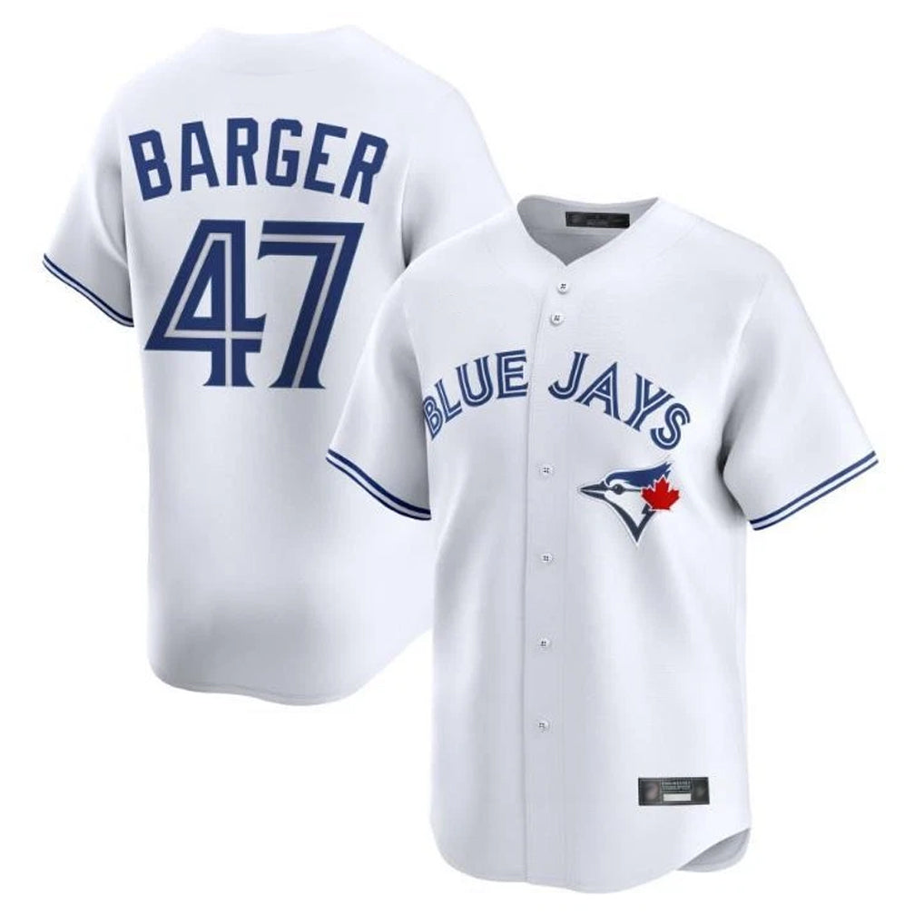 Toronto Blue Jays #47 Addison Barger Player White Home Limited Stitched Baseball Jerseys