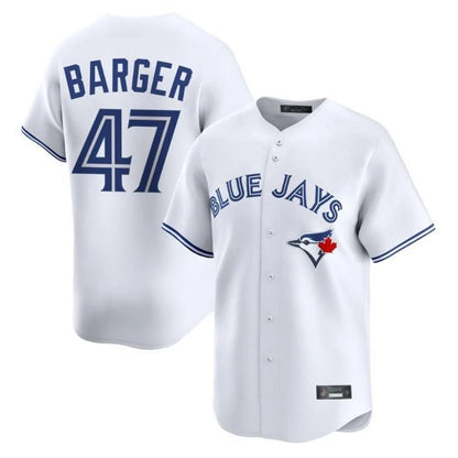 Toronto Blue Jays #47 Addison Barger Player White Home Limited Stitched Baseball Jerseys