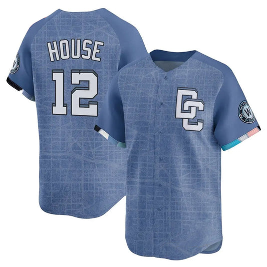 Washington Nationals #12 Brady House Player Blue Limited City Connect Stitched Baseball Jerseys