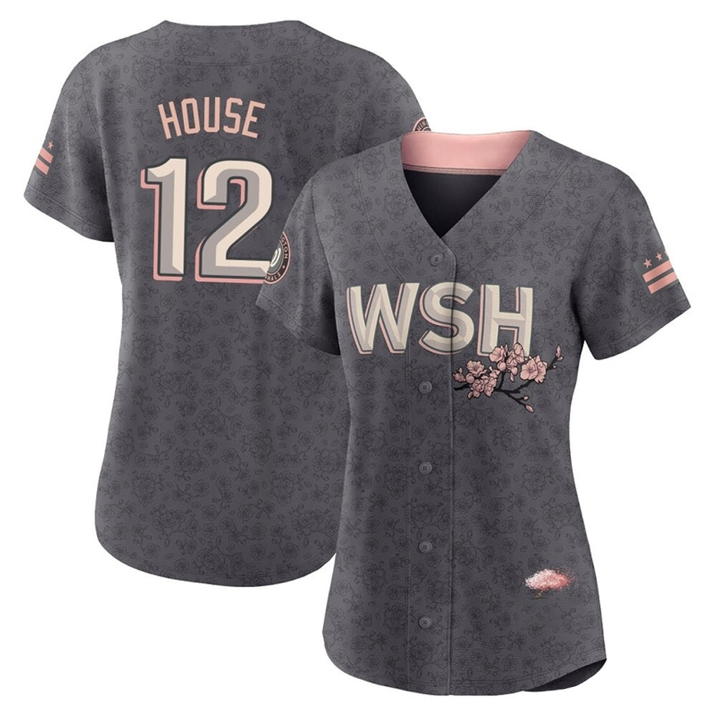 Washington Nationals #12 Brady House Player Gray City Connect Stitched Baseball Jerseys
