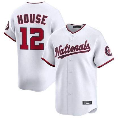 Washington Nationals #12 Brady House Player White Alternate Limited Game Stitched Baseball Jerseys