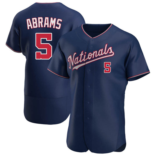 Washington Nationals #5 CJ Abrams Player Navy Alternate Elite Stitched Baseball Jerseys