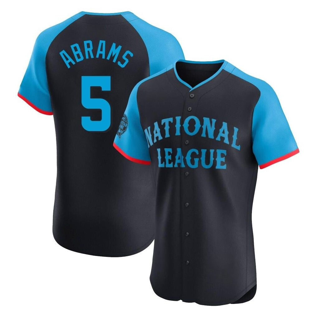 Washington Nationals #5 CJ Abrams Player Navy Elite National League All-Star Game Stitched Baseball Jerseys