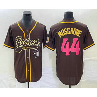 San Diego Padres #44 Joe Musgrove Brown RONA NEW 2023 City Connect Cool Base Stitched Jersey
