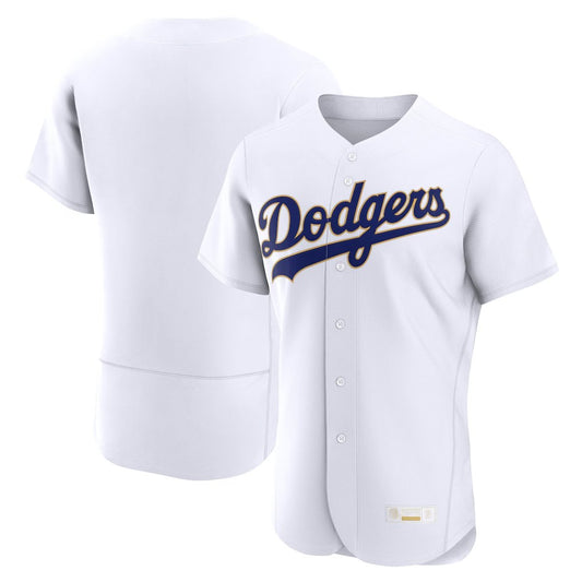 Los Angeles Dodgers Blank Player Gold White RONA 2026 Collection Stadium Limited Elite Stitched Jerseys