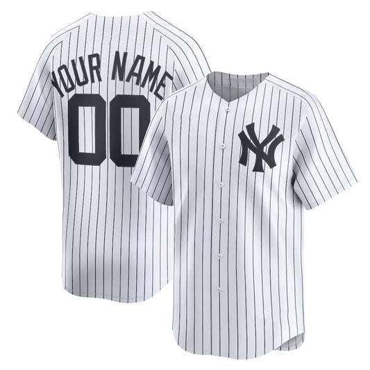 Custom New York Yankees White RONA Home Limited Jersey