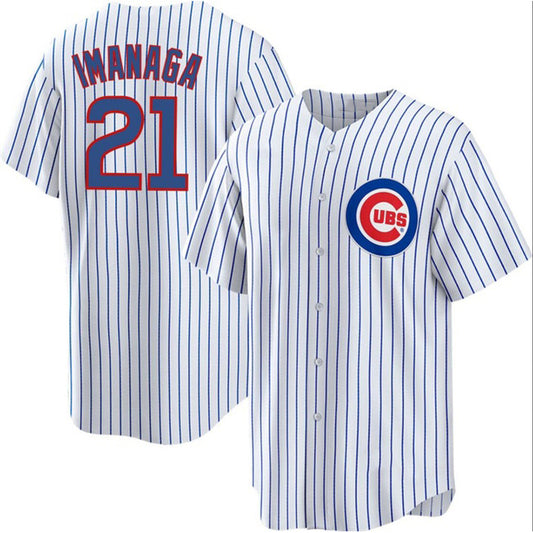 Chicago Cubs #21 Sh¨­ta Imanaga White RONA Cool Base Stitched Baseball Jersey